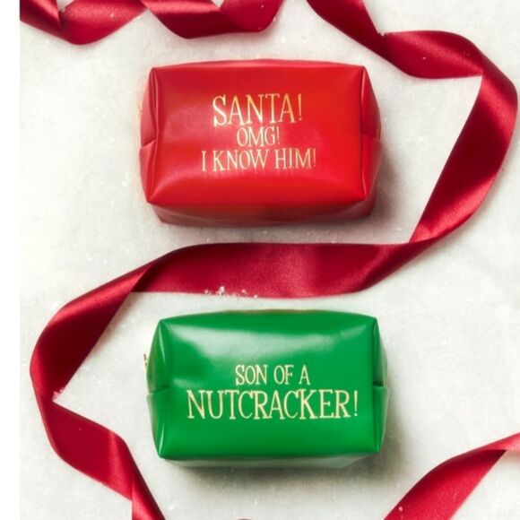 Revolution Beauty X Elf Santa! OMG! I Know Him! Cosmetic Bag - Picture 4 of 7